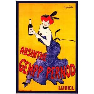  Absinthe Gempp Pernod   Inspirational Posters   24 x 36 