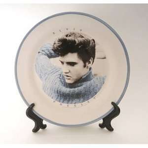  Elvis Presley Plate   Blue Sweater Pose: Home & Kitchen
