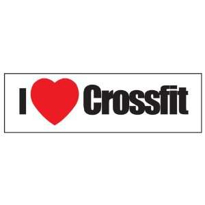  I Heart Crossfit Sticker Decal. Black and Red: Everything 