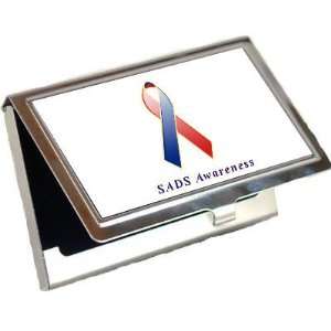  SADS Awareness Ribbon Business Card Holder: Office 
