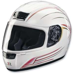   Phantom Warrior Full Face Motorcycle Helmet White Medium M 0101 2432