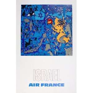  Air France: Israel Offset Lithograph   1971: Home 