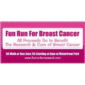  3x6 Vinyl Banner   Fundraiser Fun Run 