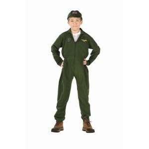  Top Gun   Olive Jumpsuit Child Small Costume: Toys & Games