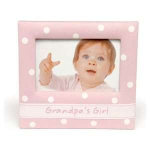  Grandpas Girl Twill Picture Frame by Mud Pie Baby