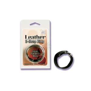  California Exotics Leather 3 Snap Ring: Health & Personal 
