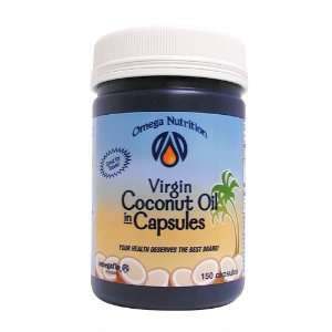  Omega Nutrition Virgin Coconut Oil In Capsules, 150 count 