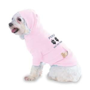PULI MANS BEST FRIEND Hooded (Hoody) T Shirt with pocket for your Dog 