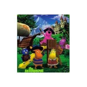  Backyardigans Pirates Tyrone Uniqua Fleece Afghan Throw 