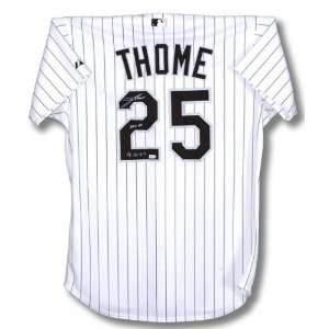  Jim Thome Autographed Jersey  Details: Chicago White Sox 
