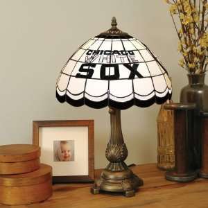  Chicago White Sox MLB Stained Glass Table Lamp: Sports 