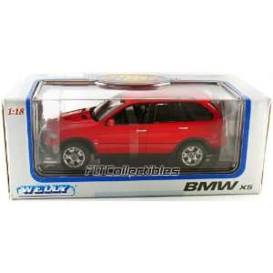  2002 BMW X5 SUV 1:18 Scale (Red): Toys & Games