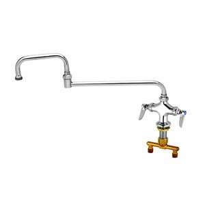  T&S B 0252 12 Double Jointed Deck Mounted Pantry Faucet 