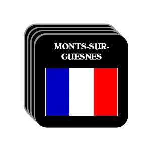  France   MONTS SUR GUESNES Set of 4 Mini Mousepad 