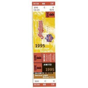    1995 ALDS season Ticket Game 2 Red Sox Indians 