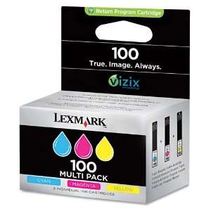  14N0685 (100) Ink, 200 Page Yield, 3/Pk, Cyan, Magenta 