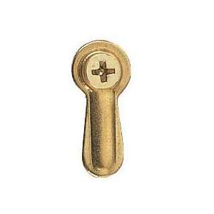  Brass plated Turn Buttons w/screws, 7/8 , 8 Pack: Home 