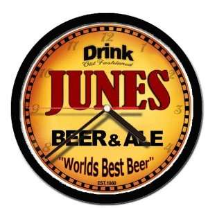 JUNES beer and ale cerveza wall clock: Everything Else