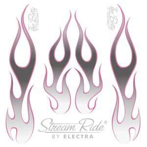    Electra Bicycle Sticker Set (Betty Flame): Sports & Outdoors