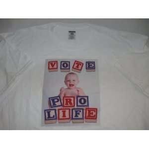  Vote Pro Life T Shirt, Size 2XL: Everything Else