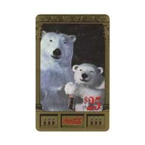    Coke National 96 $25. Polar Bear Father & Son (Card #6 of 10) GOLD