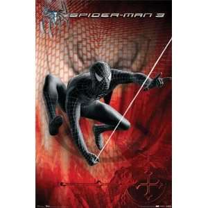  Spiderman 3 Movie Poster 22x34 ( Swinging on Web)