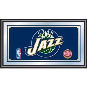    NBA1500 UJ   Utah Jazz NBA Framed Logo Mirror: Sports & Outdoors