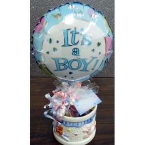 Burton and Burton Baby Boy 10331 Its A Boy Carousel Planter Gift Set