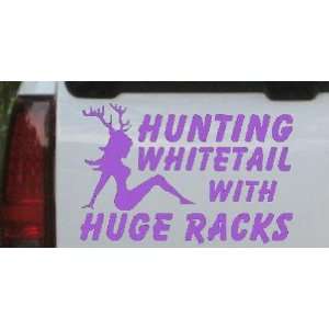 Purple 18in X 11.9in    Hunting Whitetail With Huge Racks Hunting And 