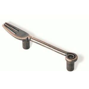   Designs Fork Pull (SD83172) Antique Copper 106mm: Home Improvement