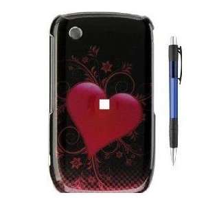  Cool Carbon Fiber Pink Heart Print On Black Premium Design 