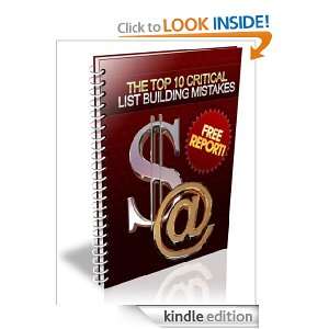 The Top 10 Critical List Building Mistakes Anonymous  