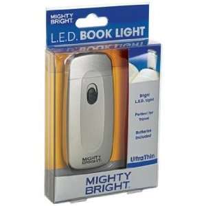  Mighty Bright Ultrathin LED Silver Book Light