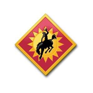 United States Army 115th Field Artillery Brigade Wyoming Patch Decal 