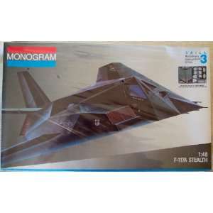   Plastic Model Kit 1:48 Scale F 117A Stealth Fighter Jet: Toys & Games