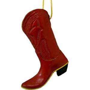  Red Leather Boots [12345a]: Home & Kitchen