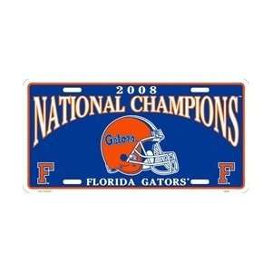  LP 1244 Florida Gators 2008 Championship License Plates 