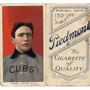   Joe Tinker T206 Tobacco Card 1909 11   Chicago Cubs