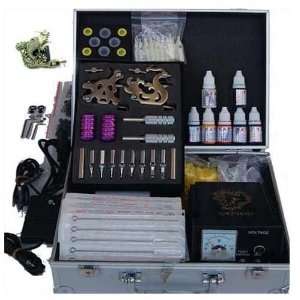  Professional 3 Gun Machines Tattoo Kit with 7 Colors Ink 