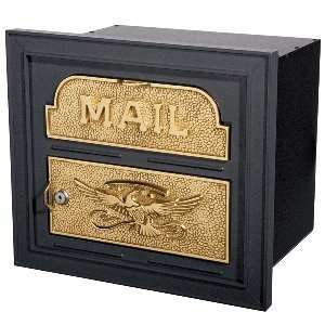  Gaines Mailboxes: Charcoal Classic Column Mailbox: Home 