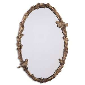  Uttermost 13575 P Casual Paza Mirror with Antiqued Gold 