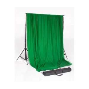  Chromakey Green Solid Muslin, 10x12, with Pro Backdrop 