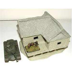 Terrain 15mm Vietnam   Medium L Shape Bamboo Hut