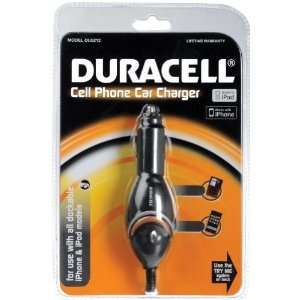  Duracell Cell Phone Car Charger for Iphone 4: Cell Phones 