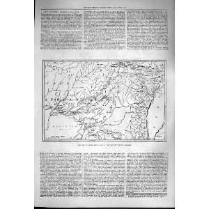  1880 WAR AFGHANISTAN MAP CANDAHAR KABUL QUETTA: Home 