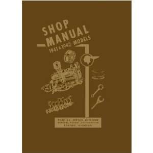  1941 1942 PONTIAC Shop Service Repair Manual Book 