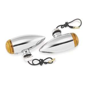 Bikers Choice Standard Bullet Lights With Amber Lens 19497S2