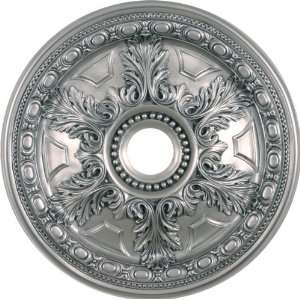   Antique Nickel Finished Ceiling Medallion 46 inches: Home Improvement
