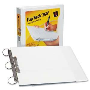 Avery : Flip Back Three Ring View Binder, 1in Capacity, White  :  Sold 
