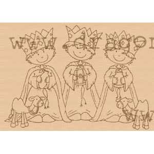  3 Kings rubber stamp Christmas Arts, Crafts & Sewing